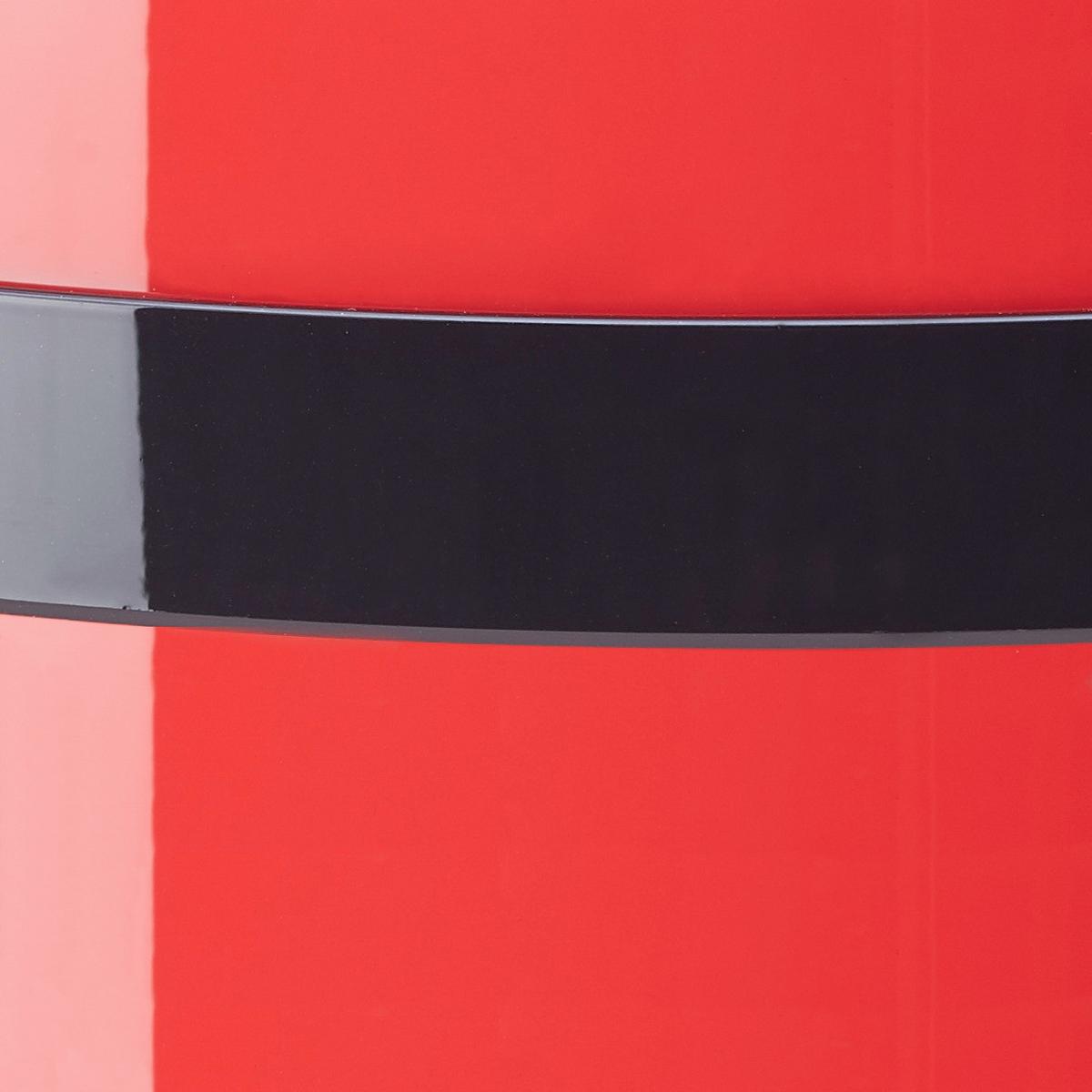 Koš Za Smeti Sensor, 9 L - rdeča/črna, Konvencionalno, kovina/umetna masa (24,5/37,5cm) - Echtwerk