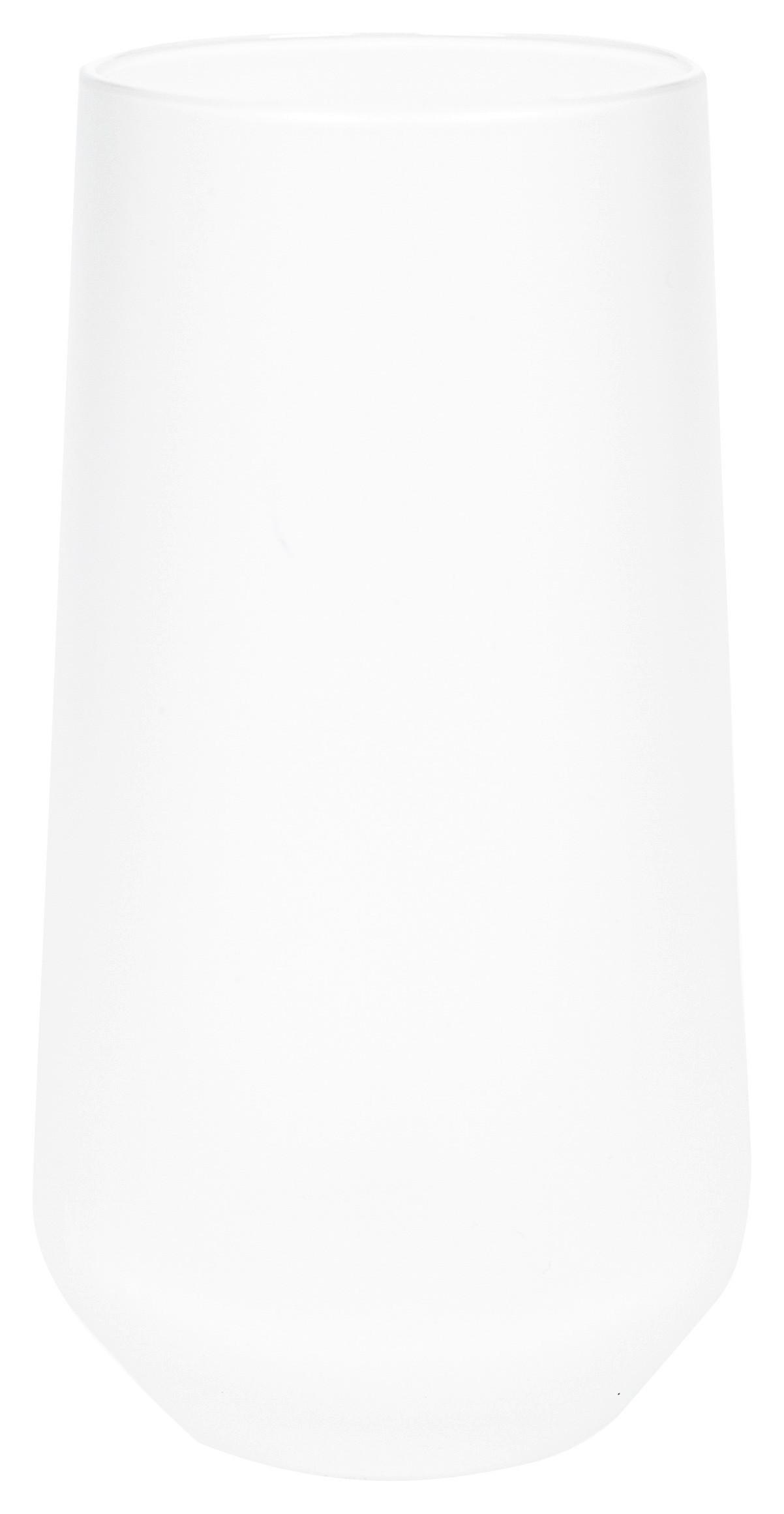 Longdrinkglas Fields of Golds in Weiss ca. 470ml - Weiss, Romantik / Landhaus, Glas (6,5/15cm) - Premium Living