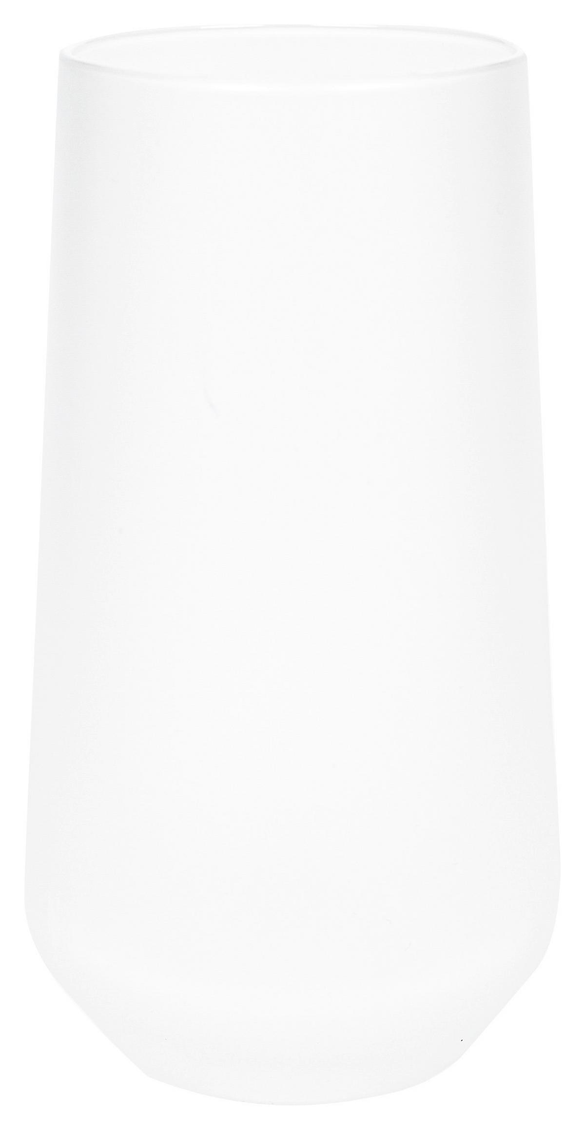 Longdrinkglas Fields of Golds in Weiss ca. 470ml - Weiss, Romantik / Landhaus, Glas (6,5/15cm) - Premium Living