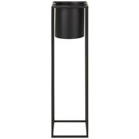 Übertopf Kiara In Schwarz - Schwarz, Lifestyle, Metall (21/80,5cm) - Mömax