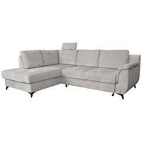 Sarokkanapé Salamina - világosszürke, Konventionell, faalapú anyag/textil (188/87/250cm)