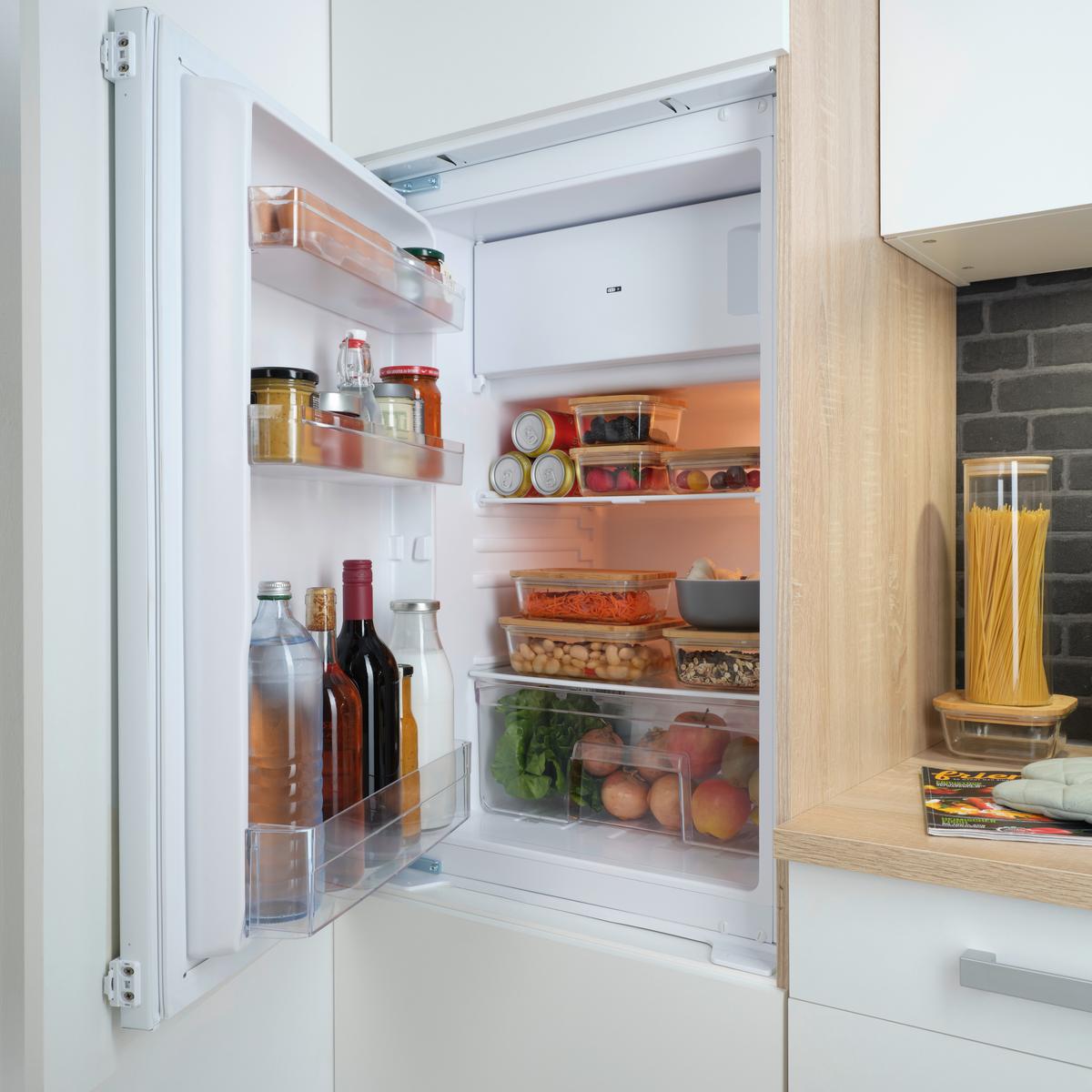 Küchenblock inkl. 5 E-Geräte Lexa Weiß/Sonoma Eiche - Edelstahlfarben/Weiß, MODERN, Holzwerkstoff/Kunststoff (280/200/60cm) - Based