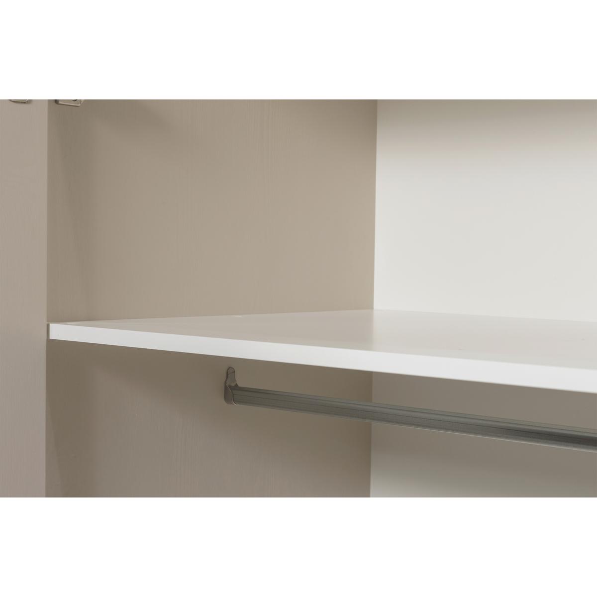 Drehtürenschrank Connect Grau - Grau, Basics, Holz (94/195/53cm) - MID.YOU