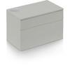 Schmuckbox Joris in Grau - Grau, Modern, Holzwerkstoff (19,1/11,8/12,7cm) - Modern Living