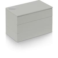 Schmuckbox Joris in Grau - Grau, Modern, Holzwerkstoff (19,1/11,8/12,7cm) - Modern Living