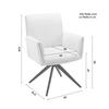 STOL MED ARMSTÖD ROSALIA - beige/svart, Modern, metall/trä (65/87,5/61,5cm) - Bessagi Home