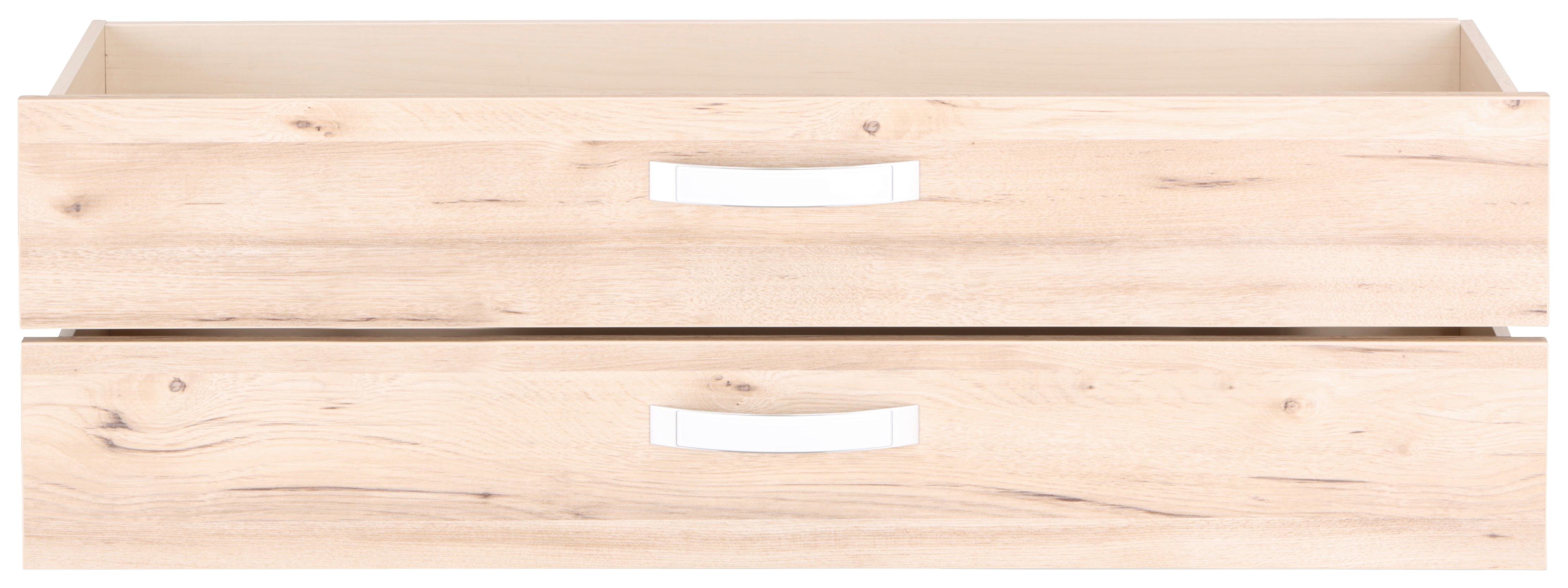 Schubkasteneinsatz in Eichefarben 2er Set - Eichefarben, Modern, Holzwerkstoff/Kunststoff (114/40/37cm) - Premium Living