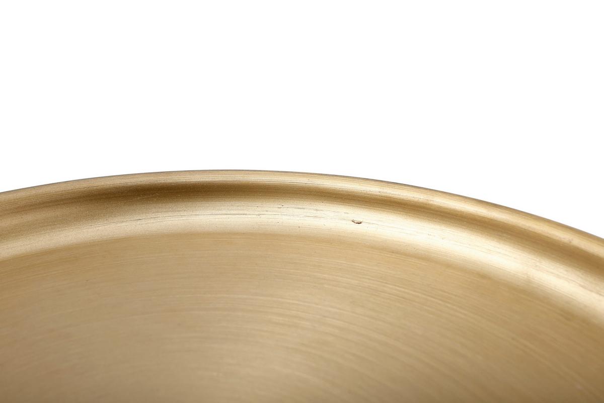 BEISTELLTISCH ASRT DECO 175 - Goldfarben/Altrosa, Design, Metall (31,5/46,5cm) - Kayoom