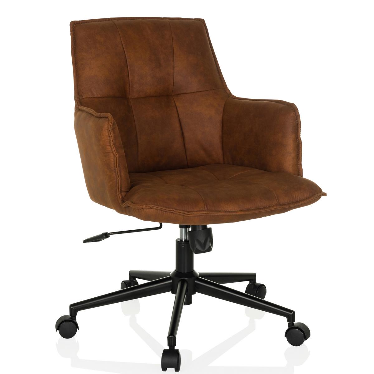 Drehstuhl Solao Life Braun - Schwarz/Braun, MODERN, Kunststoff/Textil (54/85/70cm) - MID.YOU