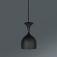 Hängeleuchte Wino, max. 40 Watt - Schwarz/Weiß, MODERN, Metall (16/125cm) - MÖMAX modern living
