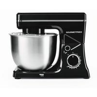 Küchenmaschine Gourmetmaxx Schwarz/Edelstahlf. max. 1500W - Edelstahlfarben/Schwarz, Basics, Kunststoff/Metall (36/22,5/39cm)