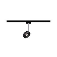 LED-Deckenleuchte Urail Spot Discus max. 5 Watt - Chromfarben/Schwarz, Design, Kunststoff/Metall (2,9/21,5/9,5cm) - Paulmann