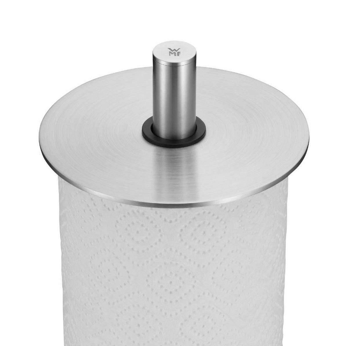 UCHWYT NA RĘCZNIK PAPIEROWY 0659806030 WMF - kolor stalowy/czarny, Design, tworzywo sztuczne/metal (32cm) - WMF