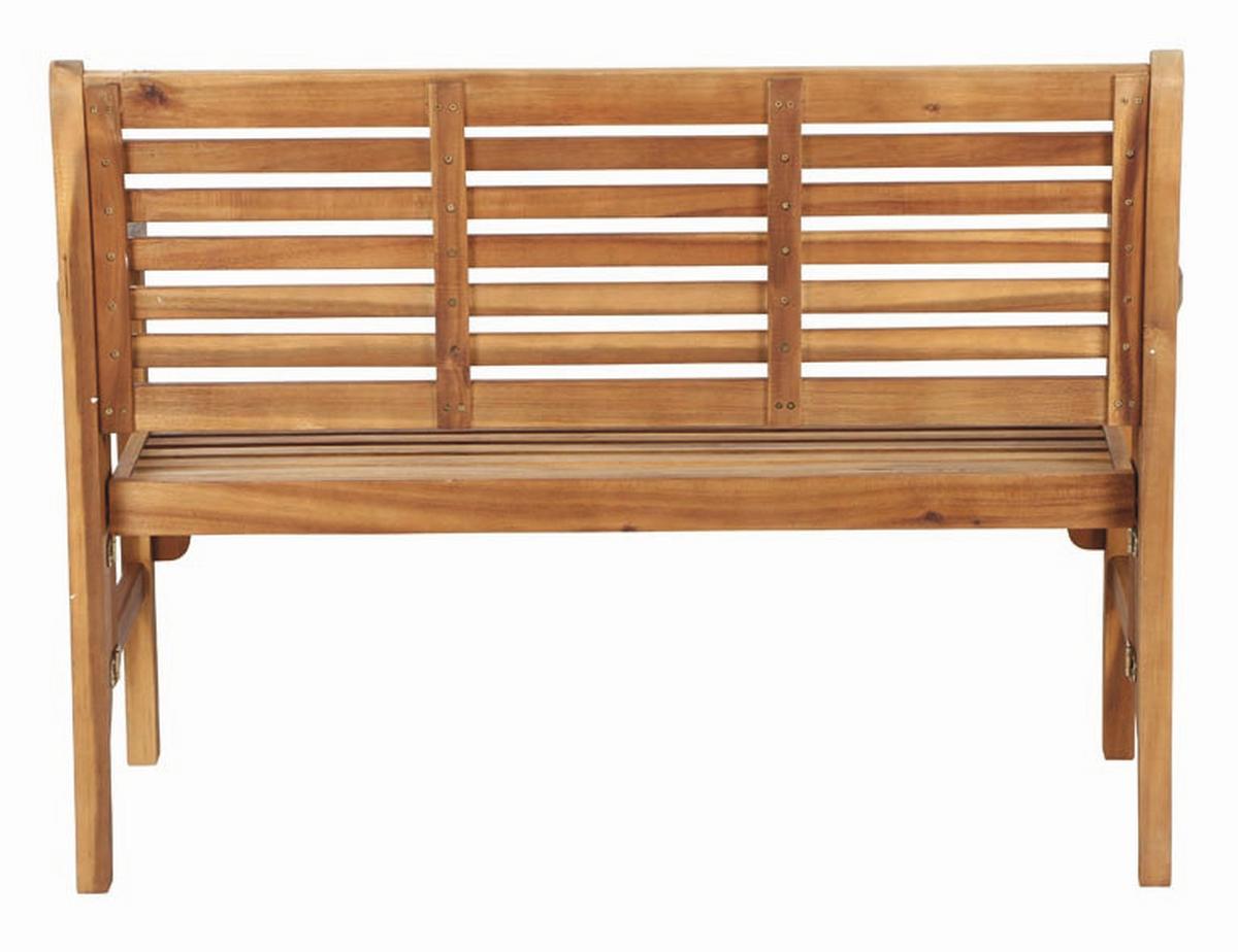 Gartenbank Akazie massiv geölt 508761 - Akaziefarben, MODERN, Holz (120/90/59,5cm) - Siena Garden