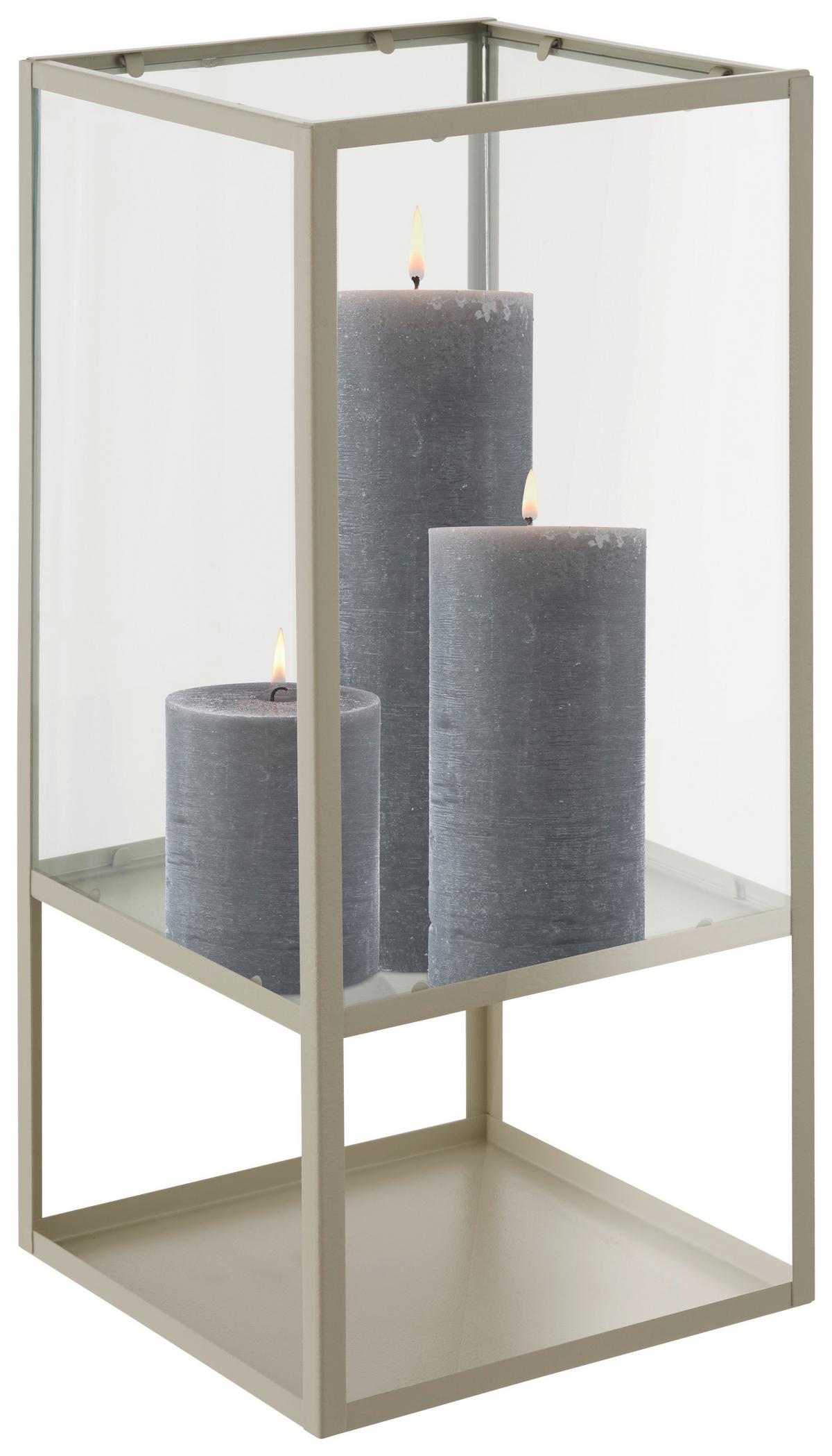 Mécsestartó Stages I - barna, Basics, fém (20/45/20cm) - Modern Living