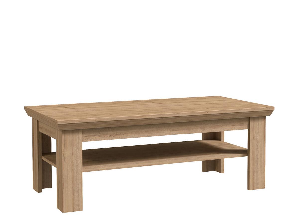 Stolić Cannes - boje hrasta, Romantično / ladanjski, drvni materijal/metal (120/45/60cm) - Premium Living