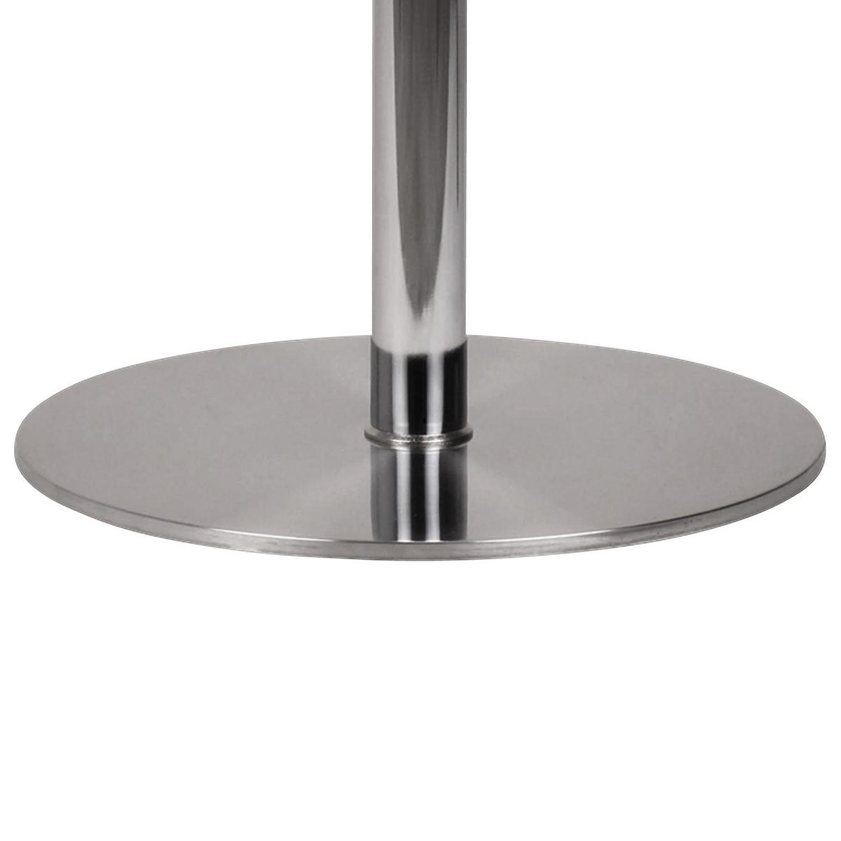 Barski Stol Wl1.602 - srebrne barve/rjava, Moderno, kovina/tekstil (43/54-79/43cm) - MID.YOU