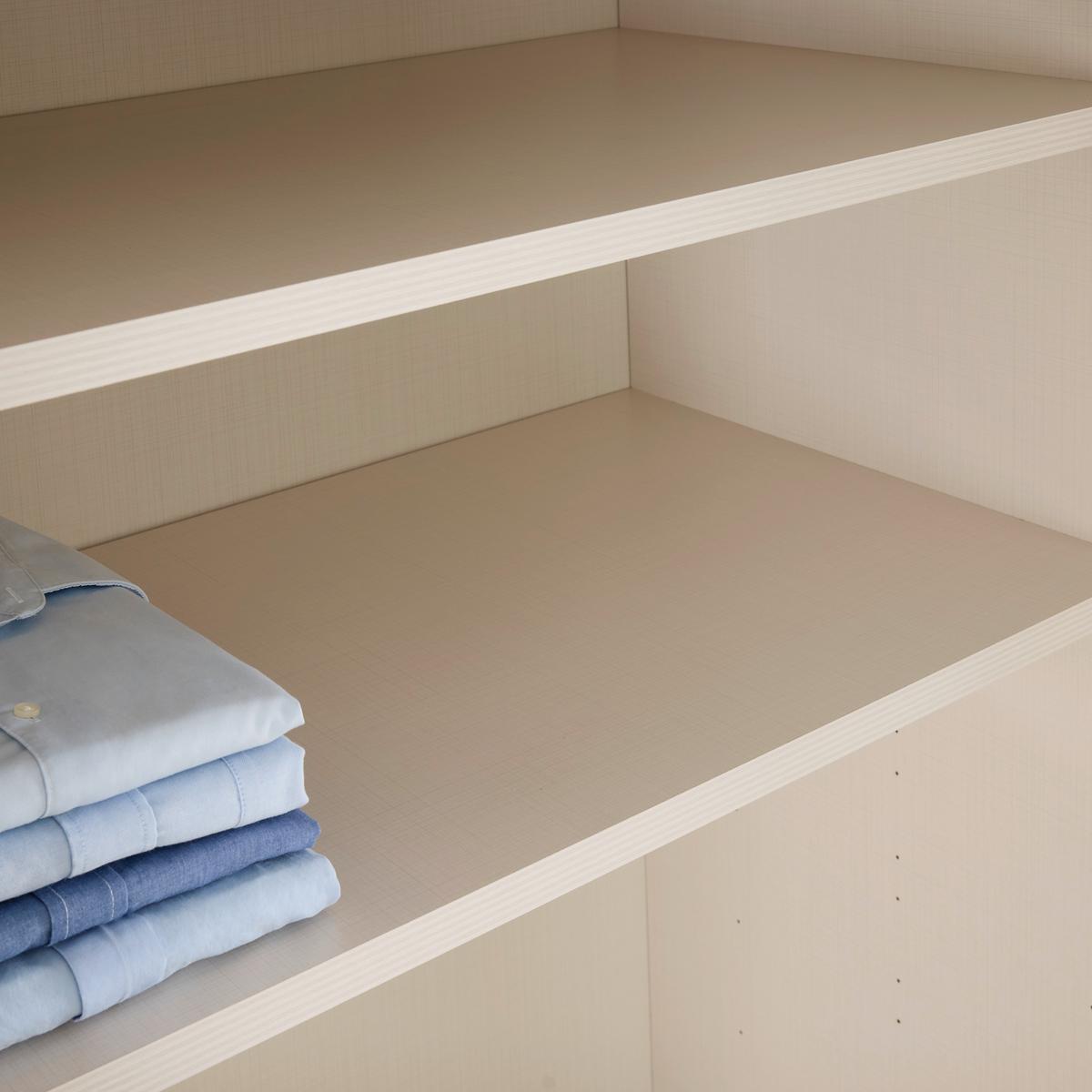 Schwebetürenschrank Includo-Glas Elfenbeinfarben - Elfenbein/Schwarz, KONVENTIONELL, Glas/Holzwerkstoff (298/222/68cm) - Premium Living