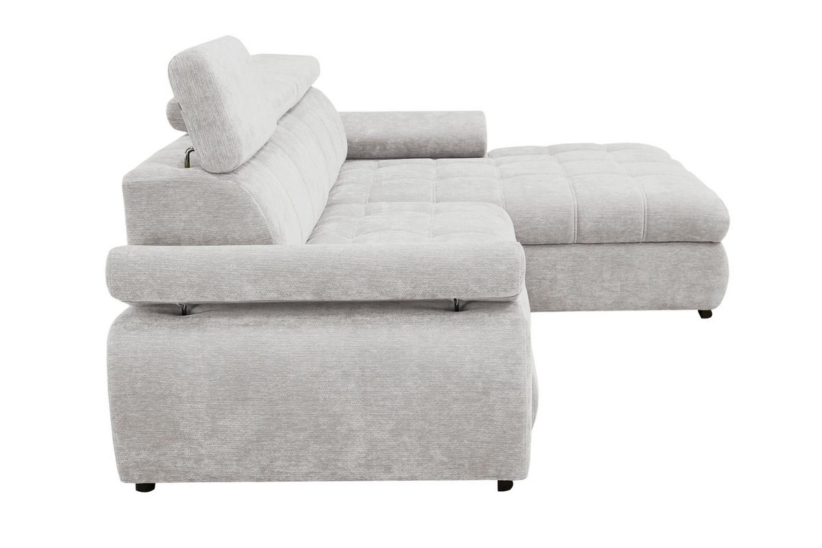 Coltar VEGAS - gri deschis, Design, lemn/textil (294/173cm) - Modern Living