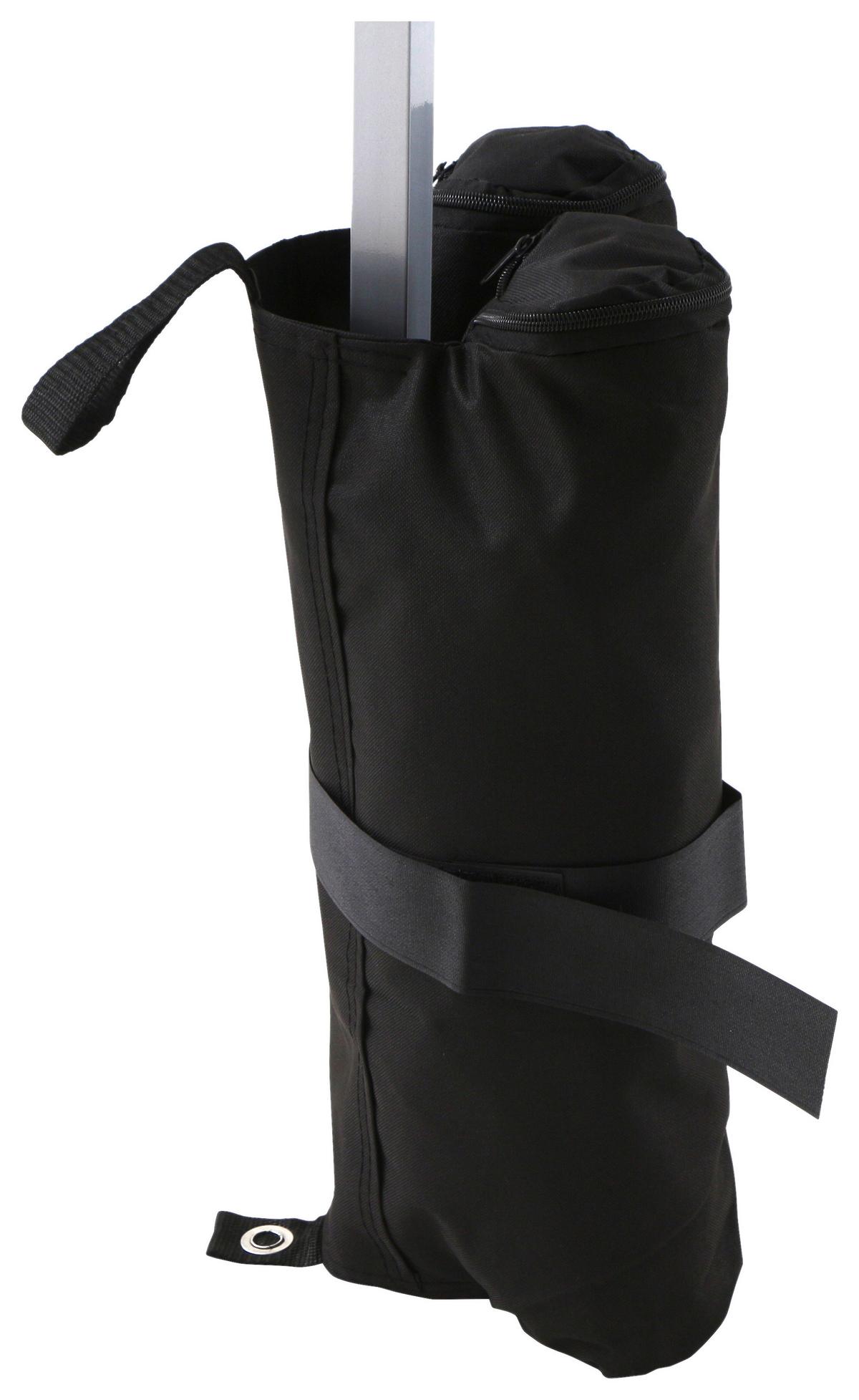 Pavillon-Beschwerung 4er-Set - Schwarz, MODERN, Kunststoff (52,5/25/53cm) - Siena Garden