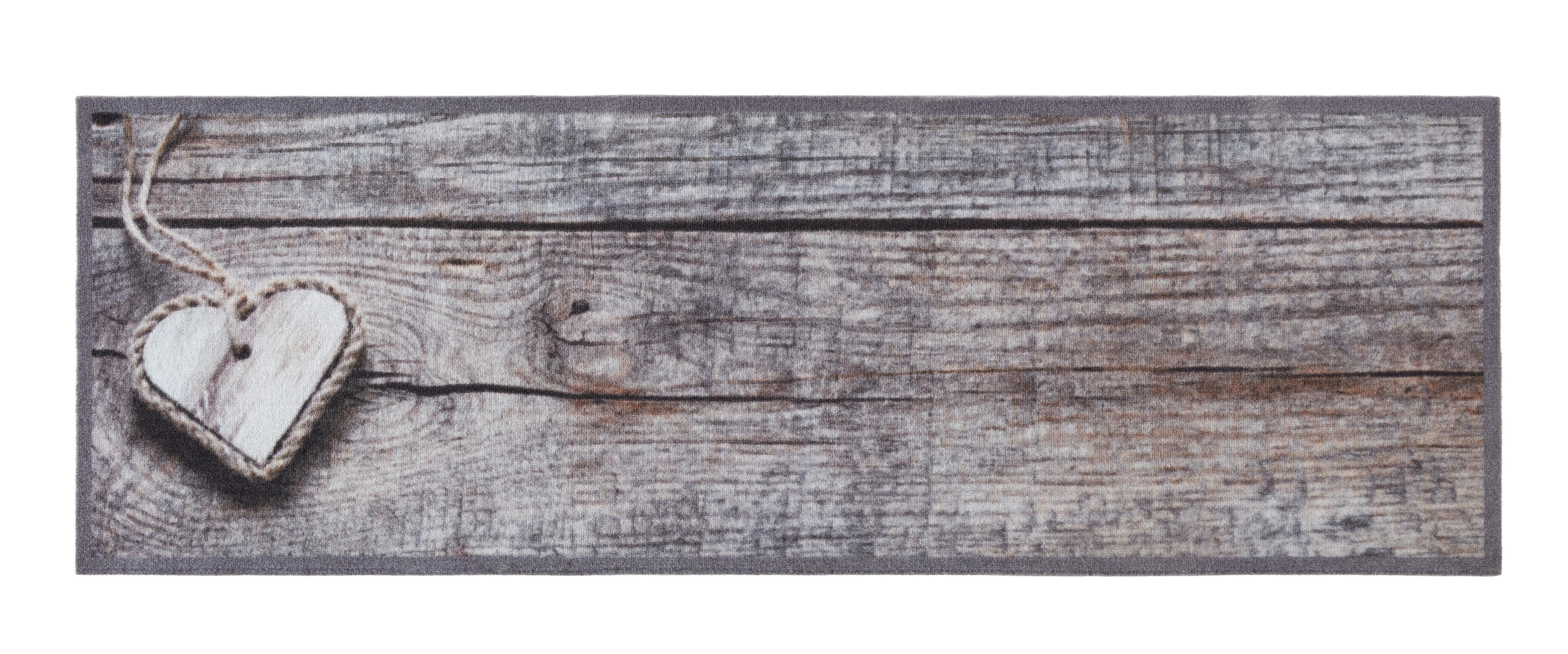 GOLVLÖPARE COOK&WASH HEART WOOD 50X150CM - skifferfärgad, Modern, plast (50/150cm) - Modern Living