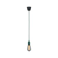 Hängeleuchte Ketil in Grün/Schwarz max. 60 Watt - Schwarz/Grün, Basics, Kunststoff/Textil (9,0/218cm) - Paulmann