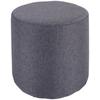 Tabure Leo - siva/crna, Basics, drvo/tekstil (33/33cm) - Best Price