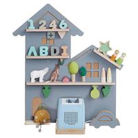 Kinderregal in Grau MDF ca. 55,8x60x18 cm - Grau, MODERN, Holz/Holzwerkstoff (55,8/60/18cm) - MID.YOU