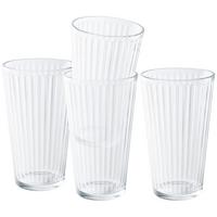 Gläserset Ole Klar, 4-teilig - Klar, KONVENTIONELL, Glas (460ml) - Mömax