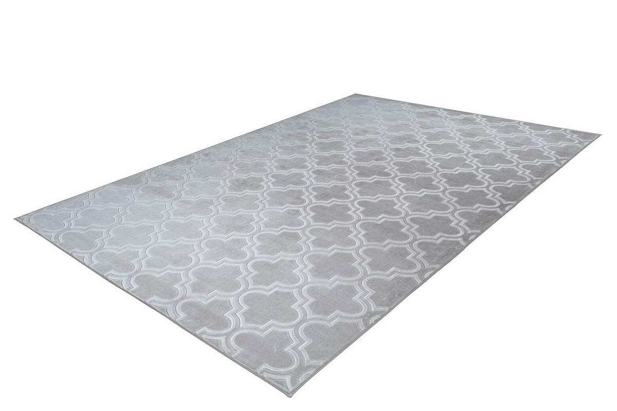 Flachwebeteppich Monroe 100 Grau / Blau - Blau/Grau, Konventionell, Textil (160/230cm) - Kayoom