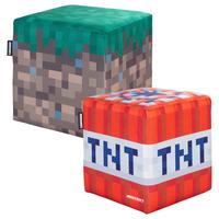 Sitzbox Minecraft 2er-Set ca. 35x35x35 cm - Multicolor, MODERN, Textil (35/35/35cm) - Minecraft