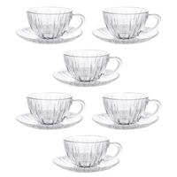 Servis Za Kavu Galassia, 6/1 - prozirno, Basics, staklo (33/15,7/13,5cm) - Tognana