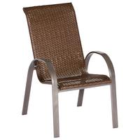 Vrtni Stol Varese, 2 Kos - barve grafita/rjava, Moderno, kovina/umetna masa (57/95/78cm) - Gardenson