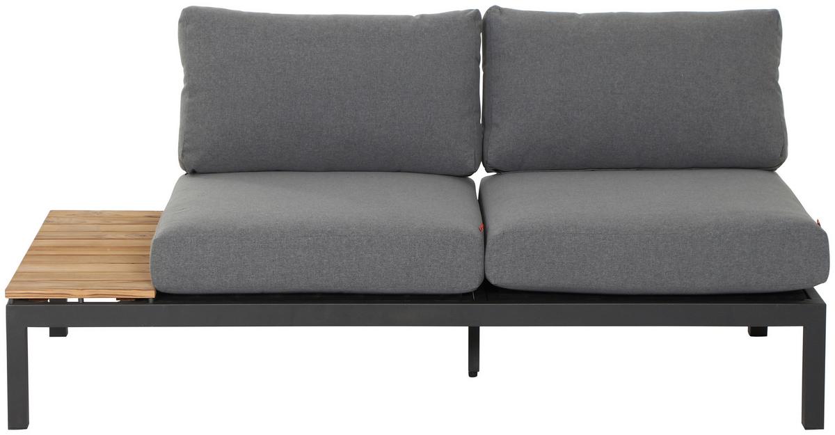 LOUNGESOFA H16600 - Anthrazit/Grau, MODERN, Holz/Textil (172/70/84cm) - Siena Garden