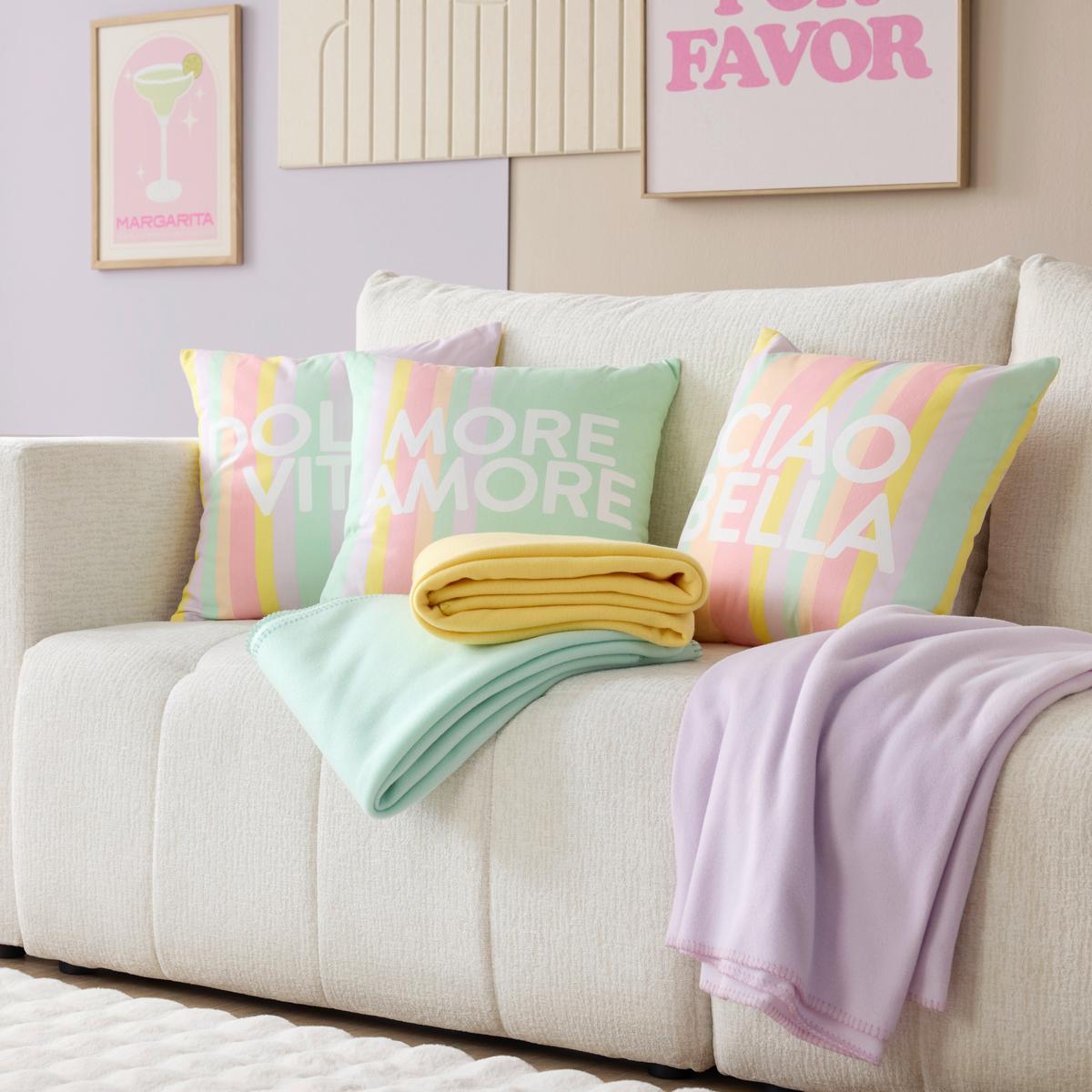 Zierkissen Dolce Vita Multicolor ca. 45x45cm - Multicolor, KONVENTIONELL, Textil (45/45cm) - Mömax