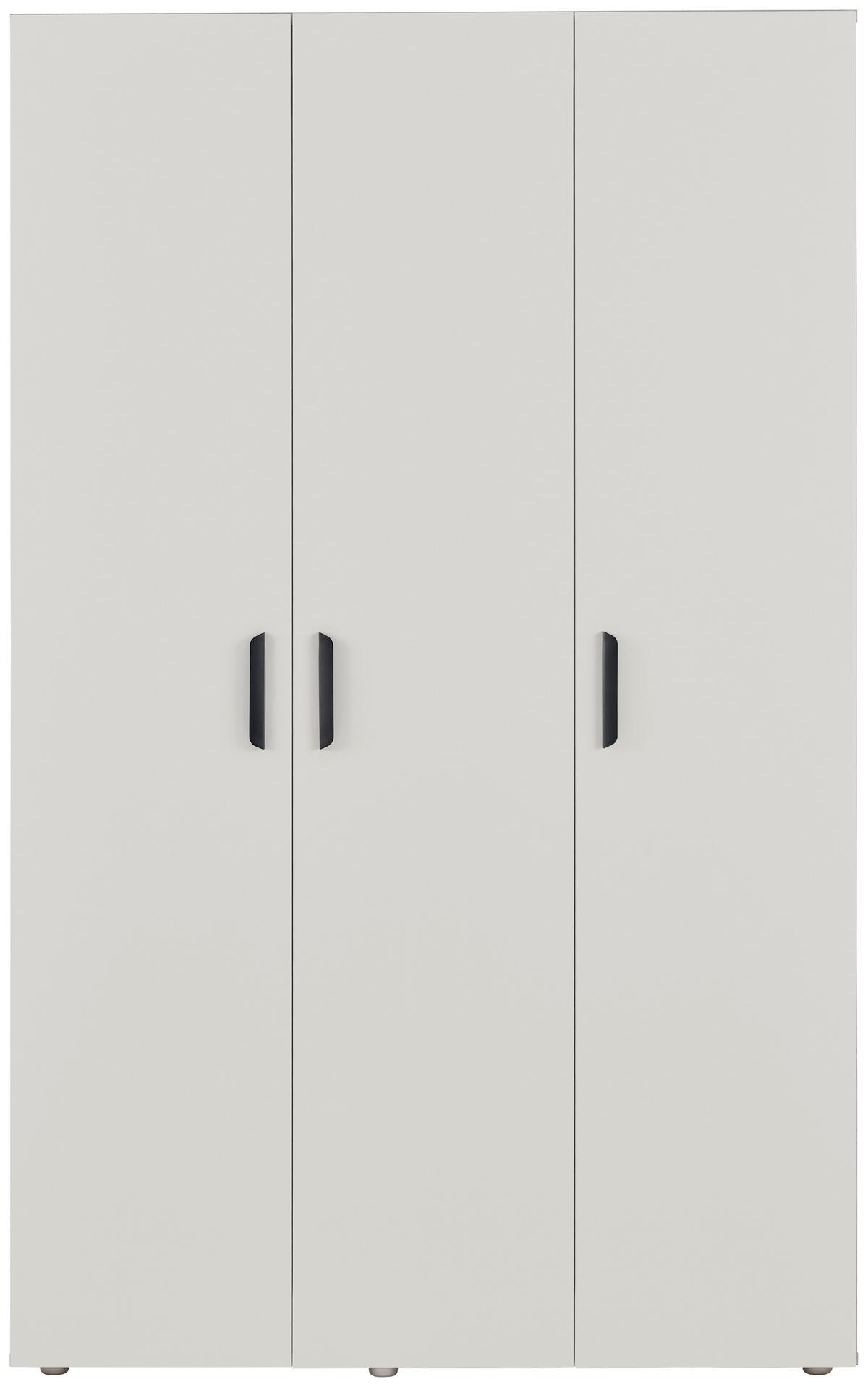 Ormar S Klasičnim Vratima Basic - kašmir/crna, Konvencionalno, drvni materijal/plastika (110,7/179/51,9cm)