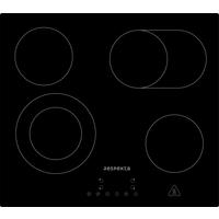 Glaskeramikkochfeld Abra Schwarz ca. 59x52 cm - Schwarz, Trend, Glas (59/5/52cm) - Respekta