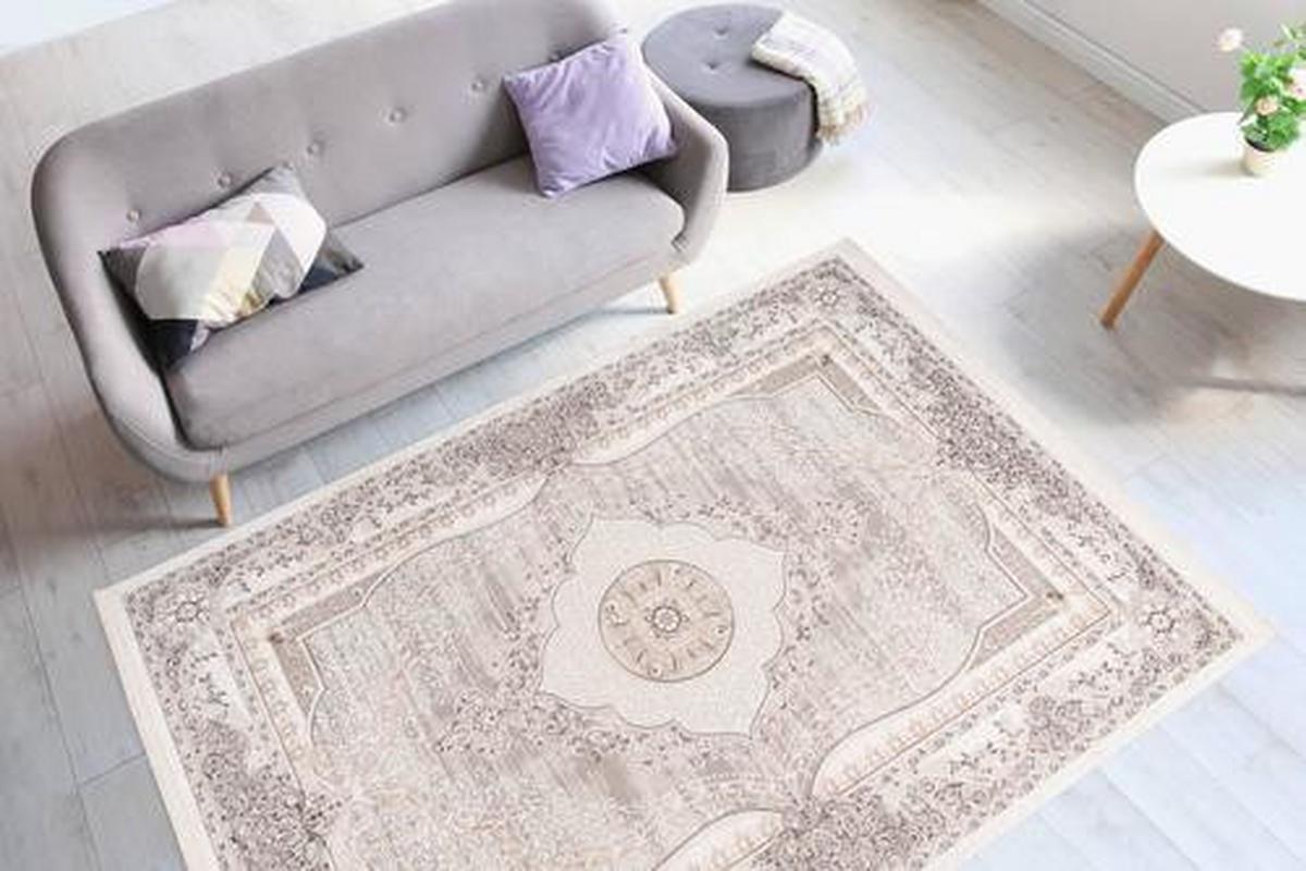 Vintage-teppich H74oh-120-180 - Silberfarben/Grau, Design, Textil (120/180cm) - Kayoom