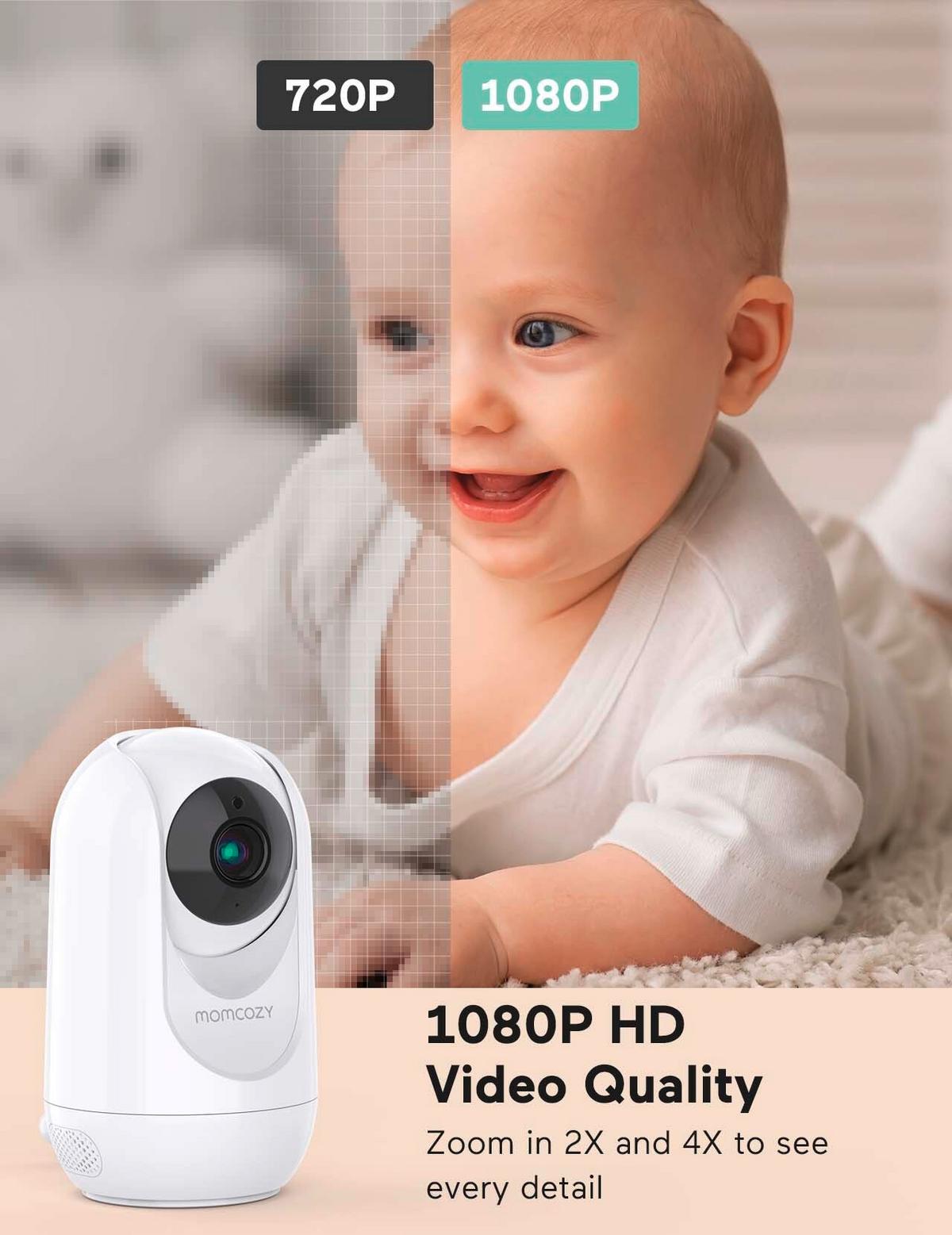 ELEKTRONICZNA NIANIA MOMCOZY VIDEO-BABYPHONE - Basics (17,7/10,9cm) - Momcozy