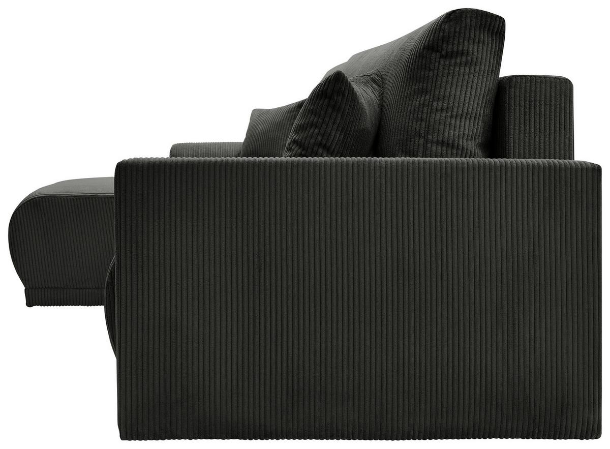 Kutna Garnitura Kim - crna, Moderno, drvo (233/146cm) - Modern Living