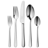 ZESTAW SZTUĆCÓW 660-310 - kolor stalowy, Basics, metal (50,2/39,5/6,1cm) - Justinus