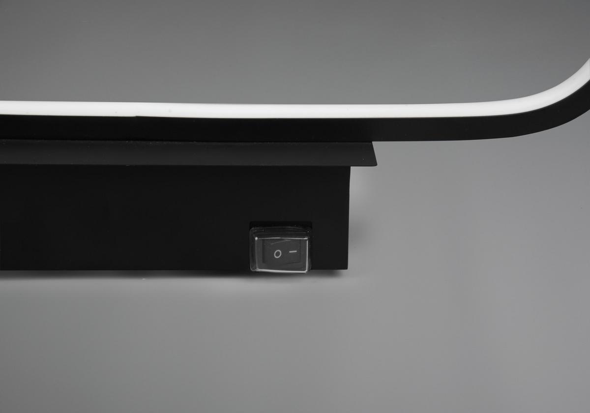 LED-Wandleuchte Gianni in Schwarz max. 17 Watt - Schwarz, Basics, Metall (40/14,8/7,5cm) - Trio Leuchten