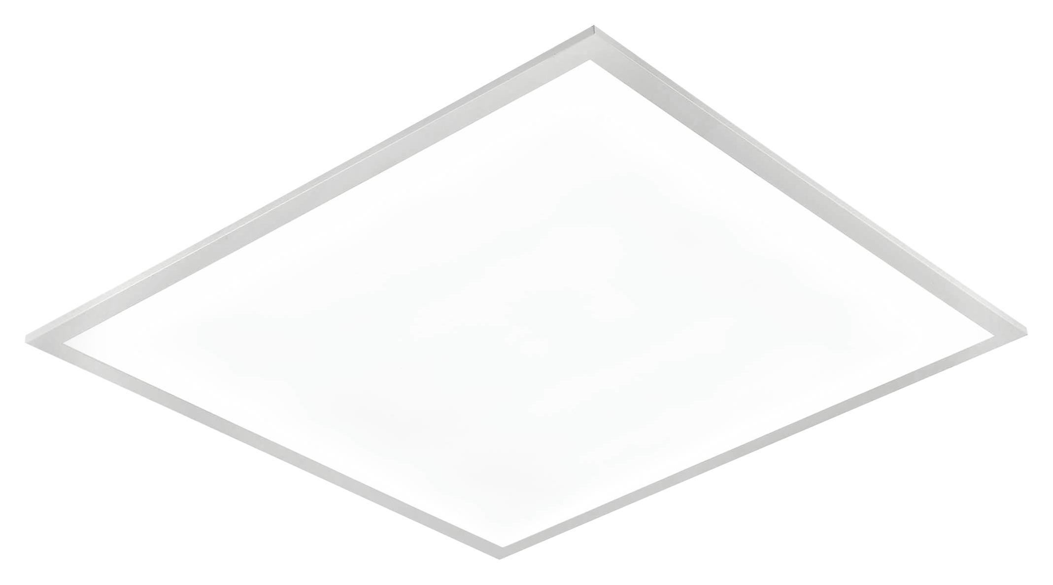 LED-Deckenleuchte Geör max. 30 Watt - Weiß, MODERN, Kunststoff/Metall (45/45/6cm) - Premium Living