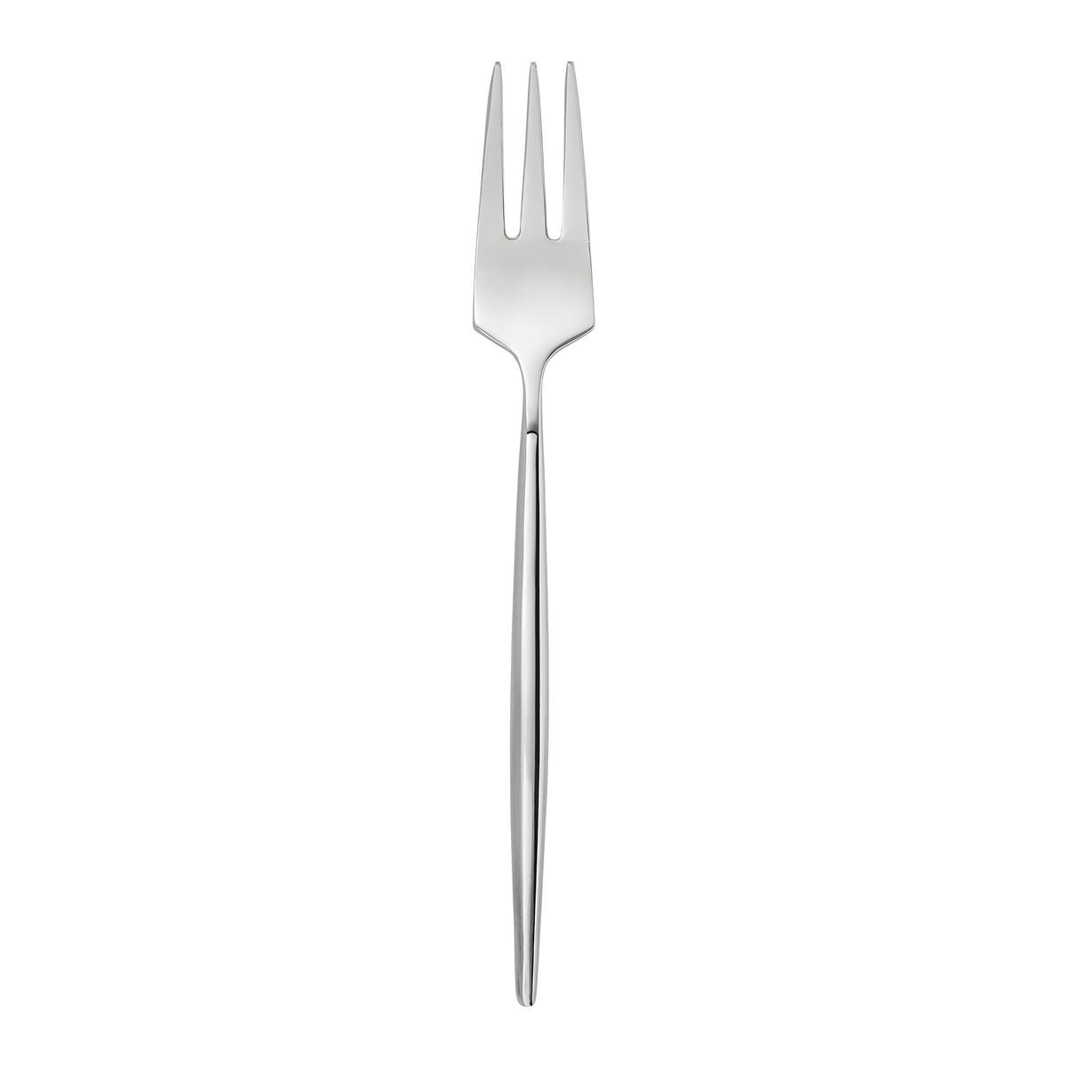 Desertne Vilice Elegance - barve nerjavečega jekla, Moderno, kovina (15cm) - Mömax