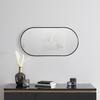 VÄGGSPEGEL BRITT -SB- - svart, Modern, metall/glas (40/80cm) - Mömax