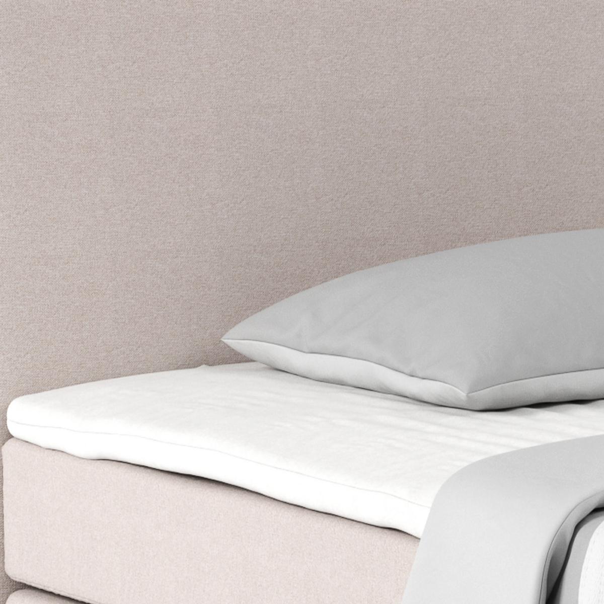 Boxspring Krevet Nero - bež/boje kroma, Konvencionalno, tekstil/metal (140/200cm) - Best Price
