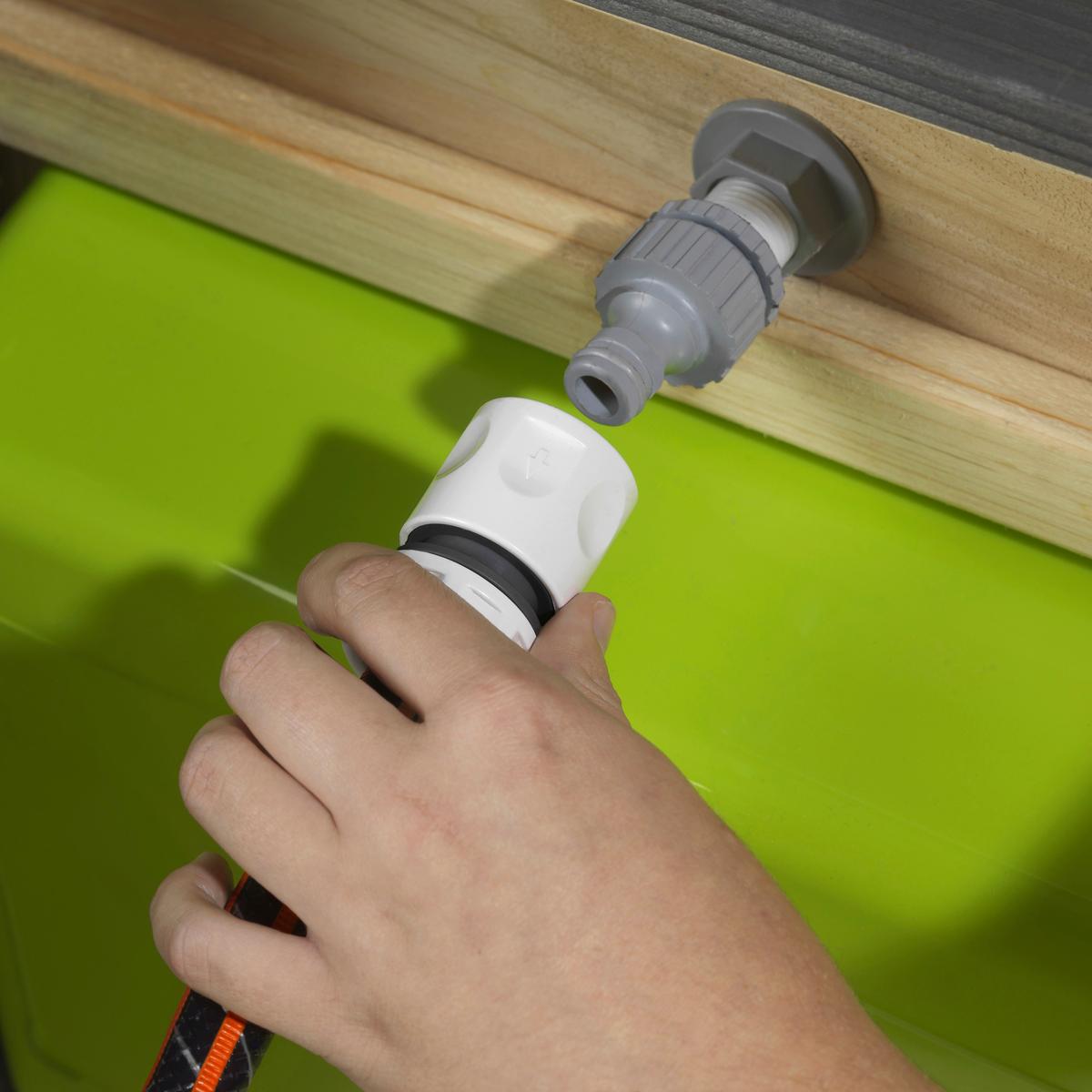 Otroška Vrtna Kuhinja Exit Yummy 200 - siva, Konvencionalno, umetna masa/les (102/55/115cm) - EXIT Toys