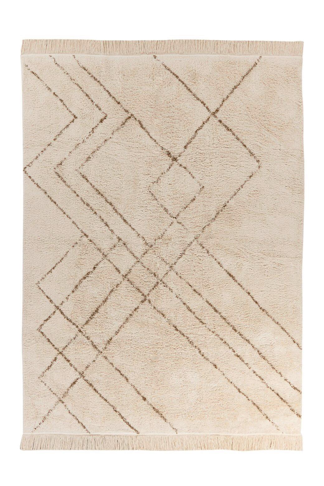 TEPPICH MYLEN 425 CREME / BRAUN - Creme/Braun, Konventionell, Textil (120/170cm) - Kayoom