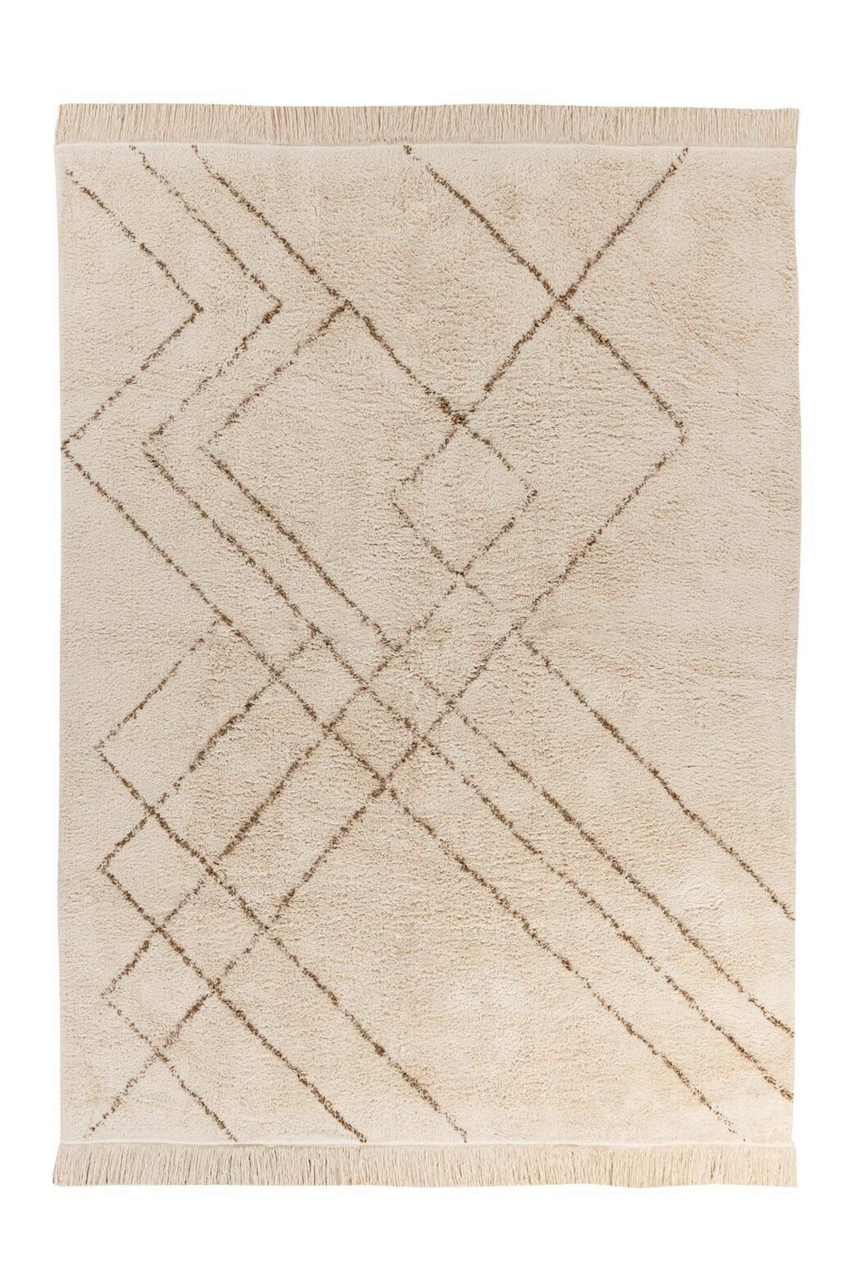 TEPPICH MYLEN 425 CREME / BRAUN - Creme/Braun, Konventionell, Textil (120/170cm) - Kayoom