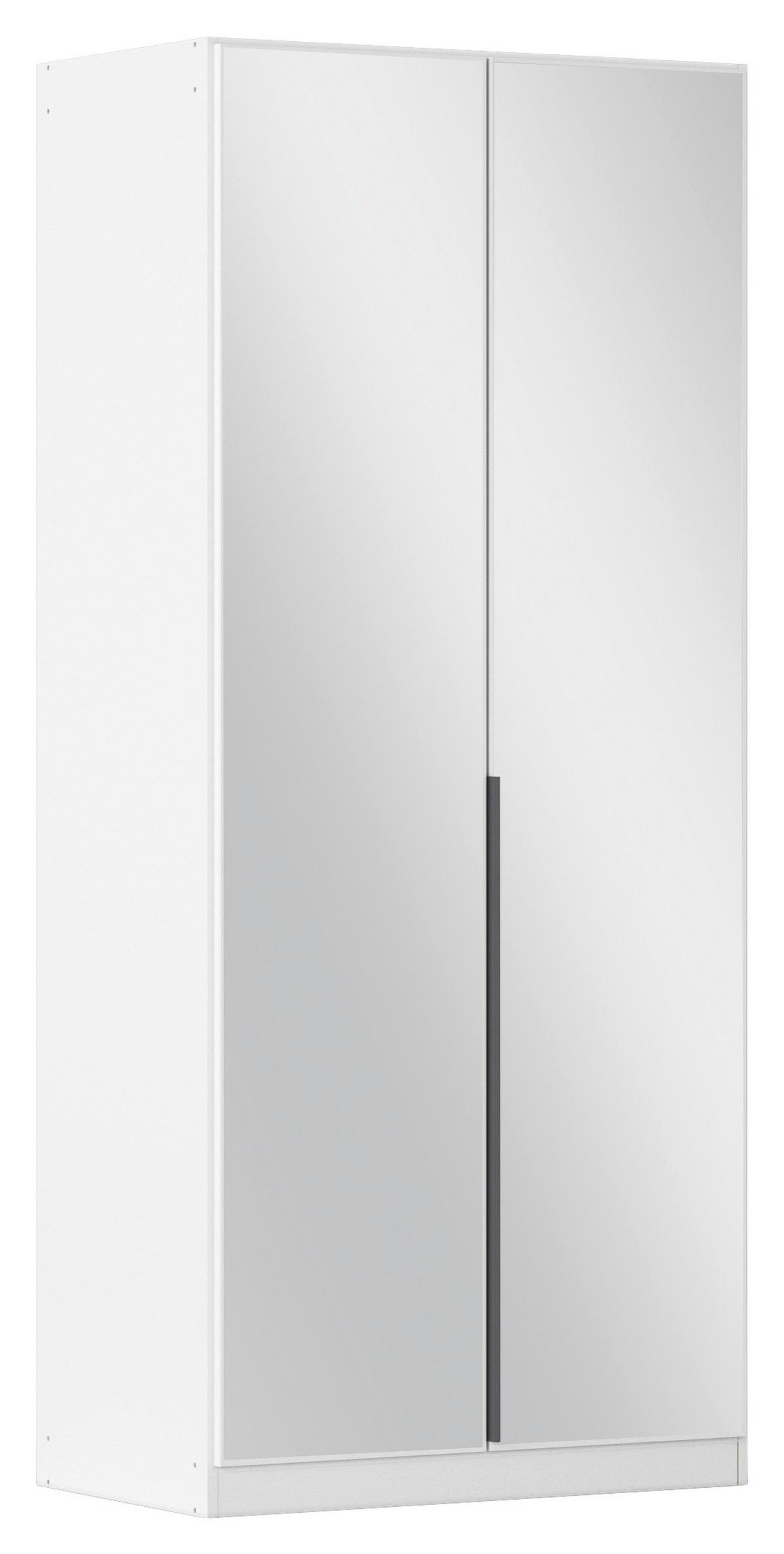 Ormar S Klasičnim Vratima Alabama - bijela/siva, Moderno, drvni materijal/metal (91/229/54cm) - Modern Living